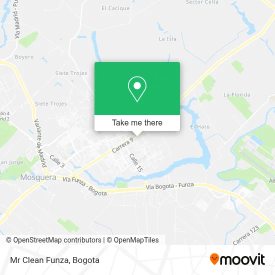Mr Clean Funza map