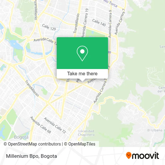 Millenium Bpo map