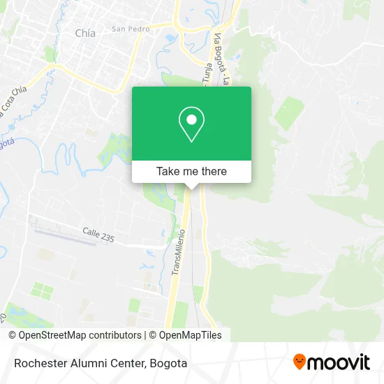 Rochester Alumni Center map