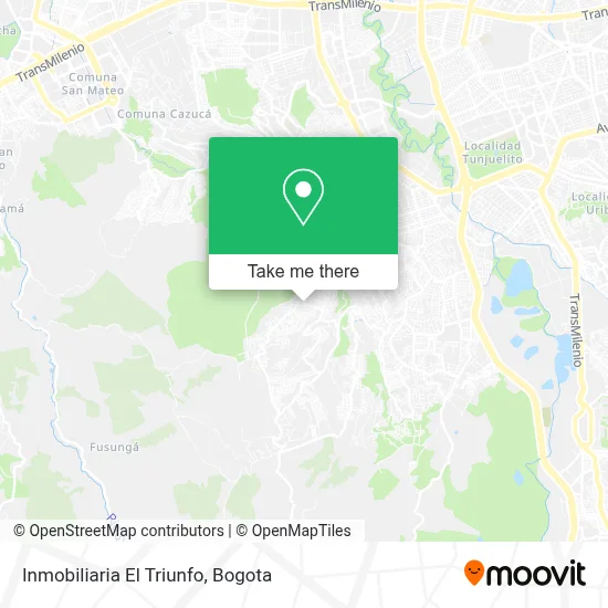 Inmobiliaria El Triunfo map