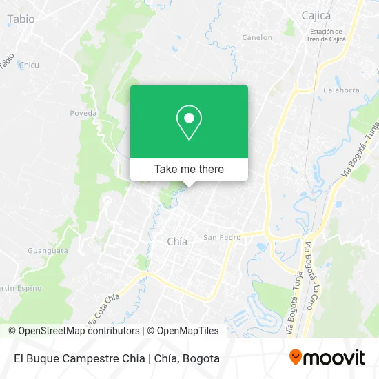 El Buque Campestre Chia | Chía map