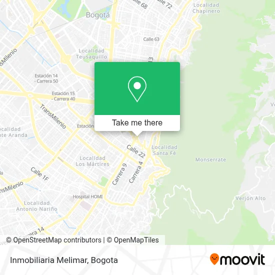 Inmobiliaria Melimar map
