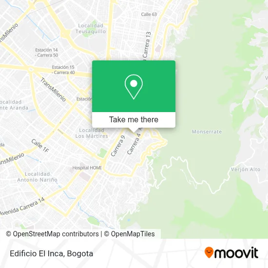 Edificio El Inca map
