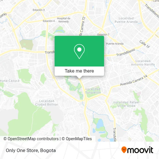 Only One Store map