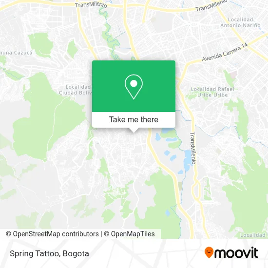 Spring Tattoo map