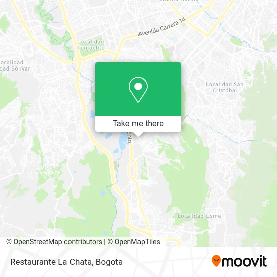 Restaurante La Chata map