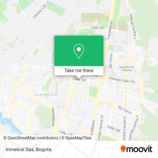 Inmelcol Sas map