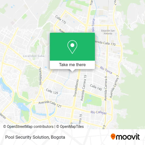 Pool Security Solution map