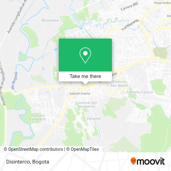 Disinterco map