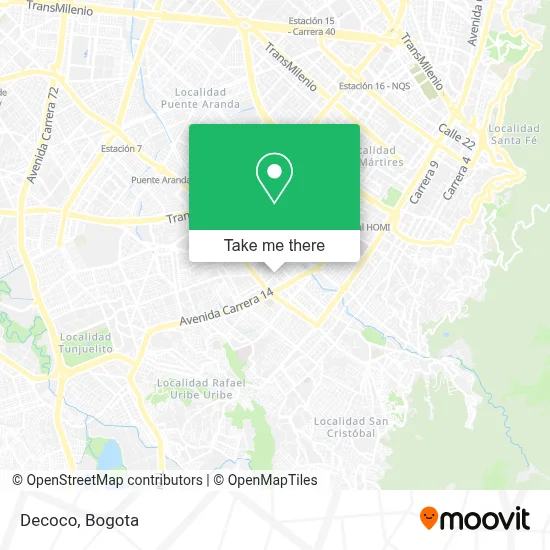 Decoco map