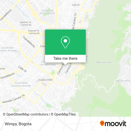 Wimpy map