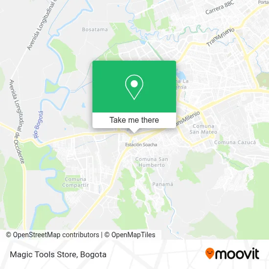 Magic Tools Store map