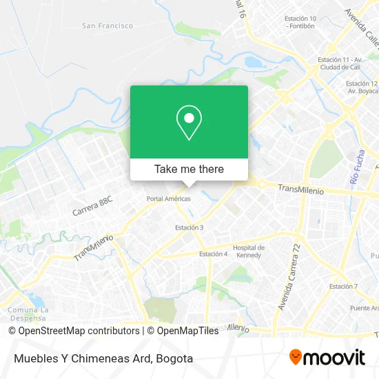 Muebles Y Chimeneas Ard map
