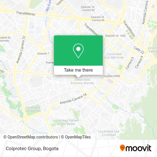 Colprotec Group map