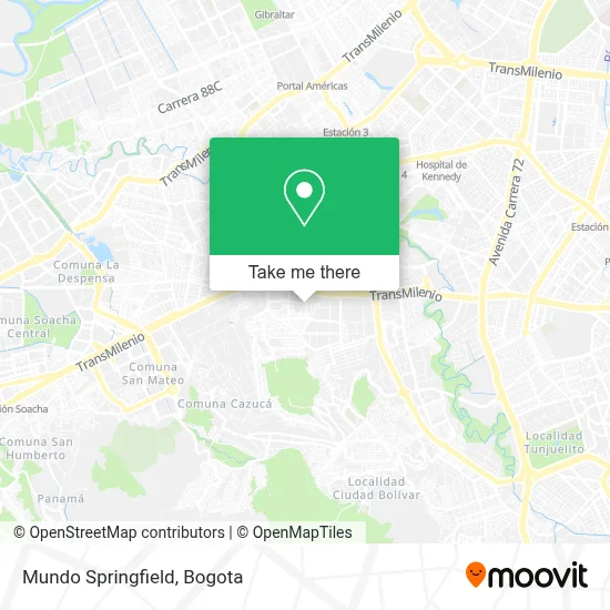 Mundo Springfield map