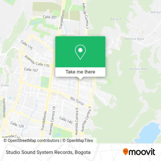 Studio Sound System Records map