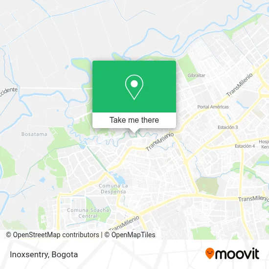 Inoxsentry map