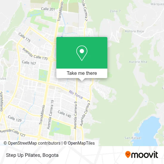 Step Up Pilates map