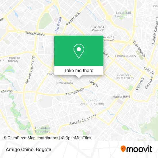 Amigo Chino map