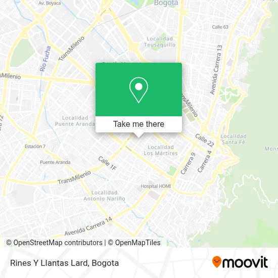 Rines Y Llantas Lard map