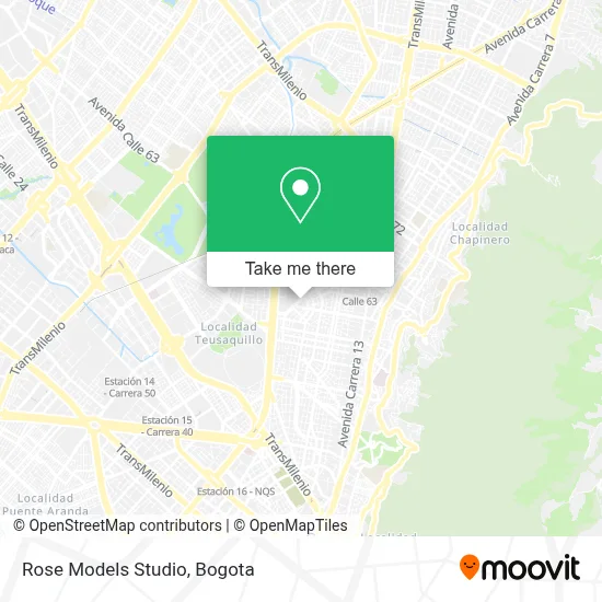 Rose Models Studio map