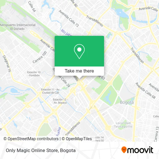 Only Magic Online Store map