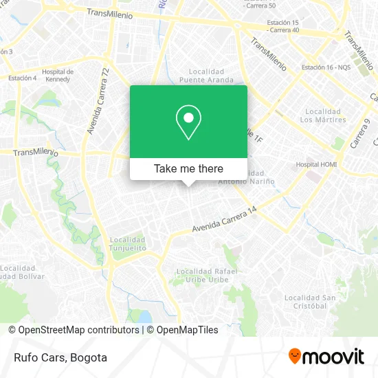 Rufo Cars map
