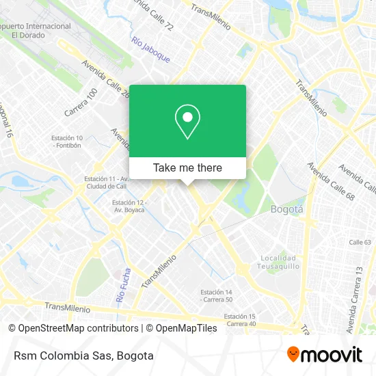 Rsm Colombia Sas map