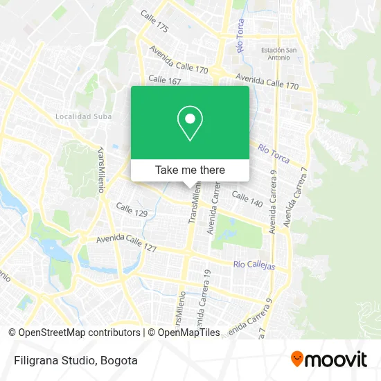 Filigrana Studio map