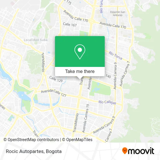 Rocic Autopartes map