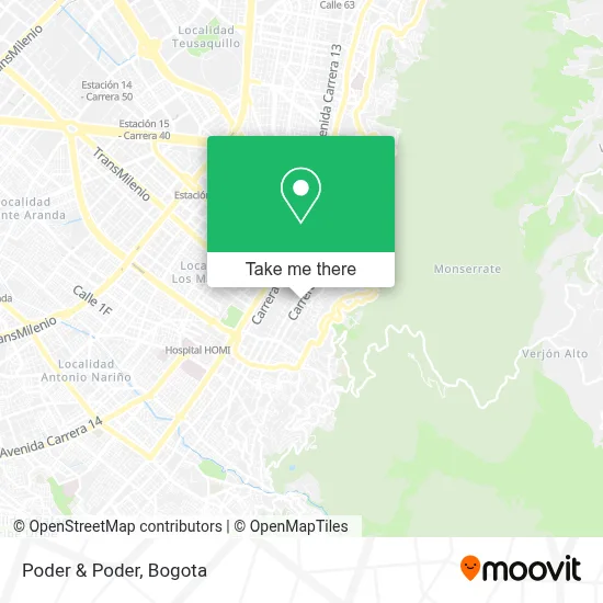 Poder & Poder map
