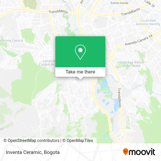 Inventa Ceramic map