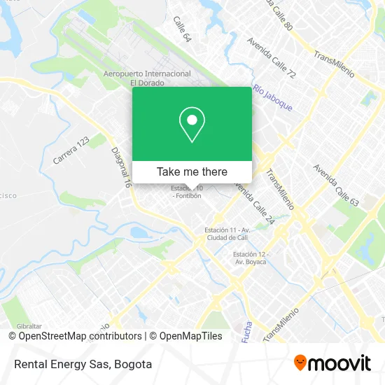 Rental Energy Sas map