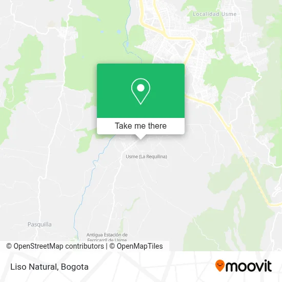 Liso Natural map