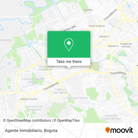 Agente Inmobiliario map