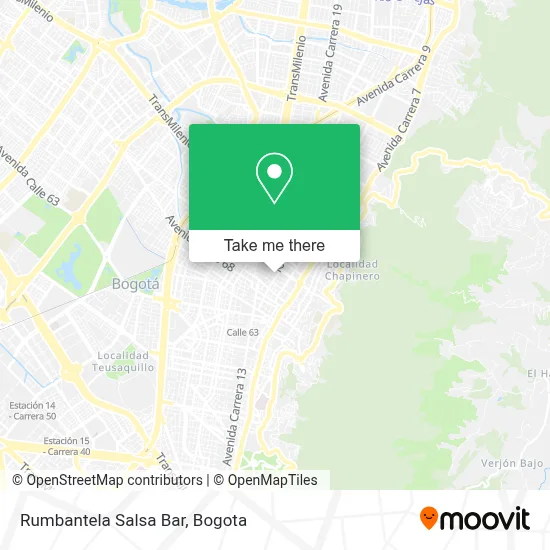 Rumbantela Salsa Bar map