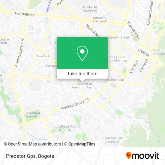 Predator Gps map