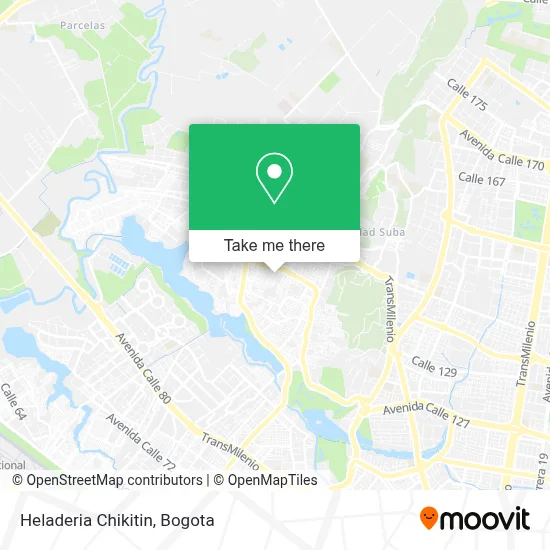 Heladeria Chikitin map