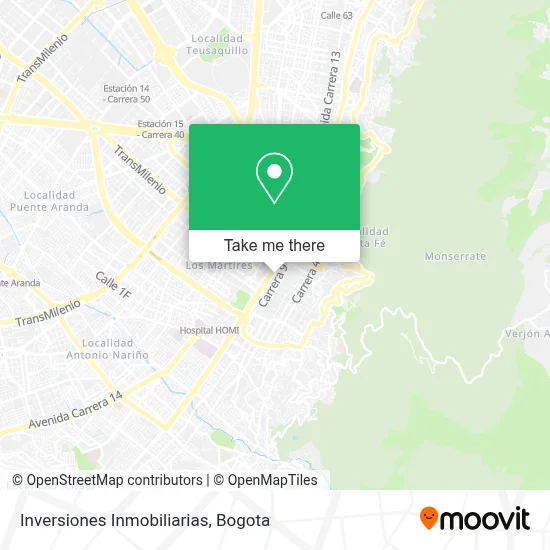 Inversiones Inmobiliarias map