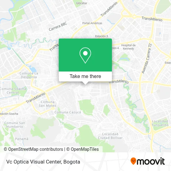 Vc Optica Visual Center map