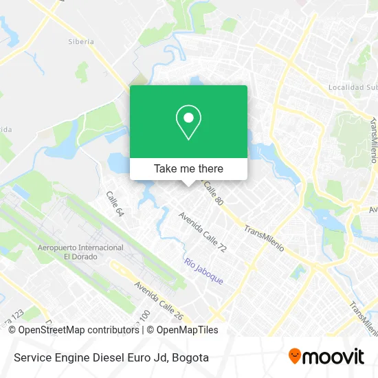 Service Engine Diesel Euro Jd map