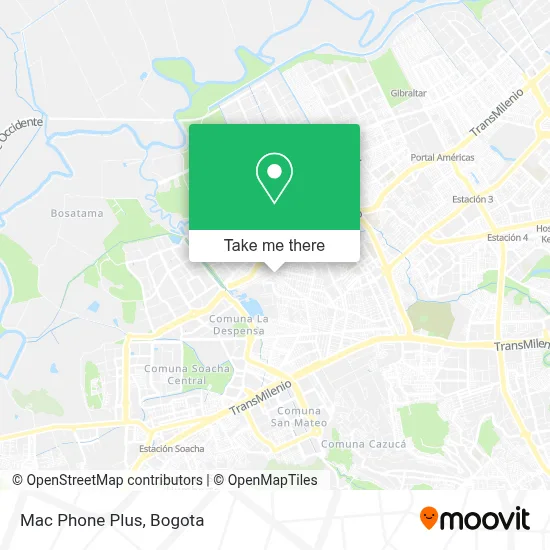 Mac Phone Plus map