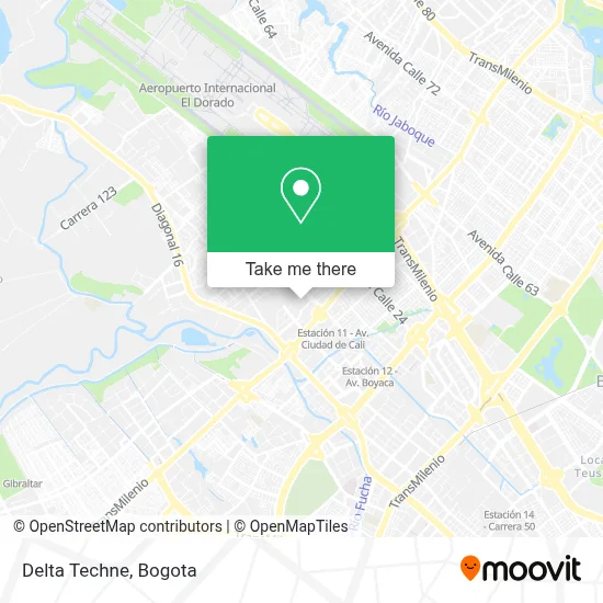 Delta Techne map