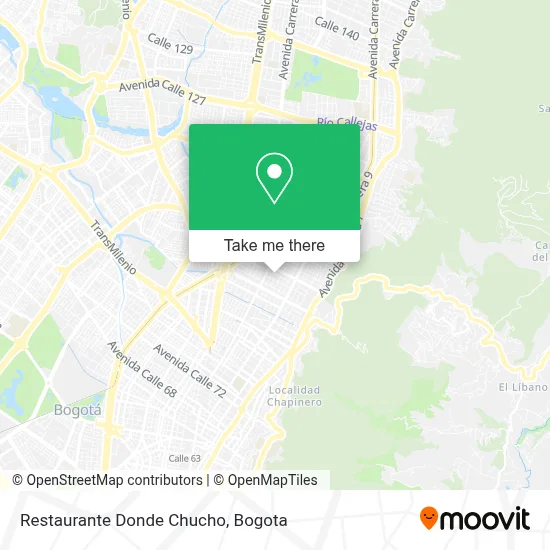 Restaurante Donde Chucho map