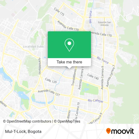 Mul-T-Lock map