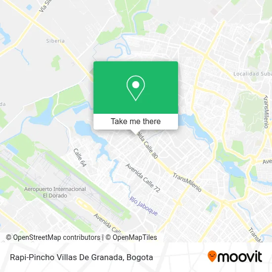 Rapi-Pincho Villas De Granada map