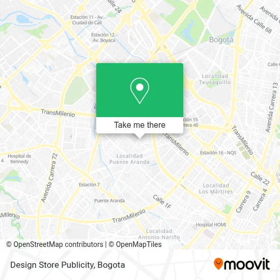 Design Store Publicity map