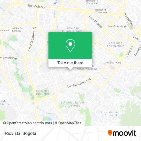 Riovista map