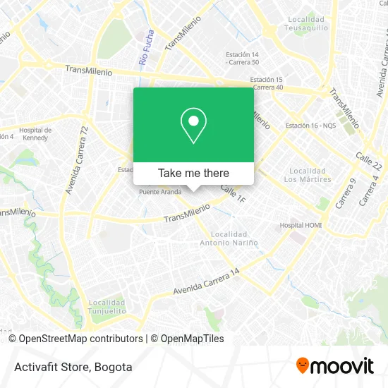 Activafit Store map