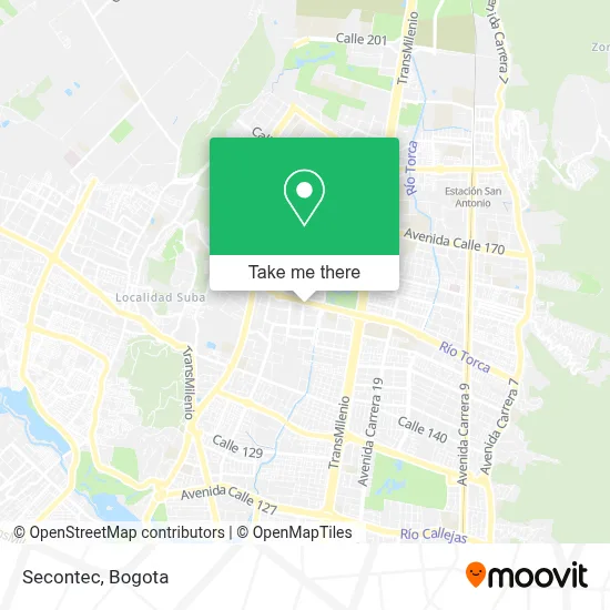 Secontec map